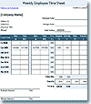 Timesheet Template Screenshot