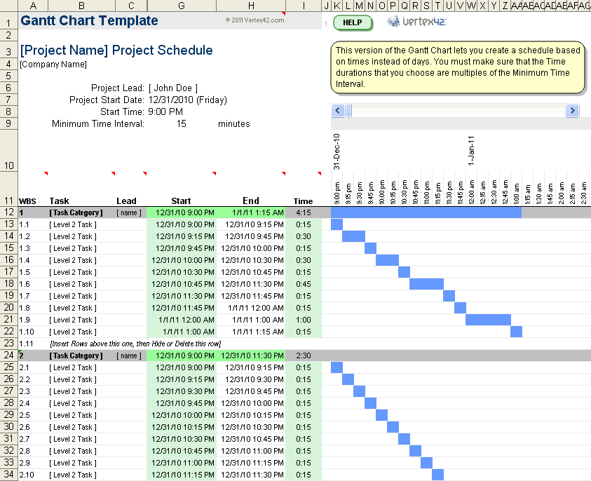 Gantt Chart Using Excel Southasianmonitor