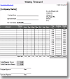 Free Timecard Template