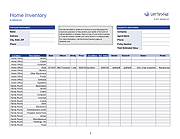 Home Inventory Worksheet Excel ~ Excel Templates