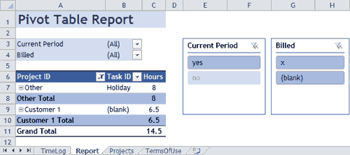 billable hours spreadsheet template