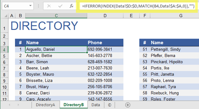 Business Address Book Template MS Excel Templates