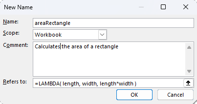 Create a Named LAMBDA Function in Excel